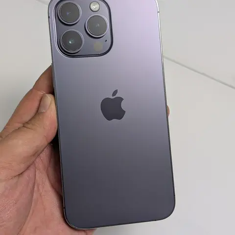 IPhone 14 Pro Max, Б/у, 512 ГБ, Deep Purple, Защитное стекло, Чехол, 80 %