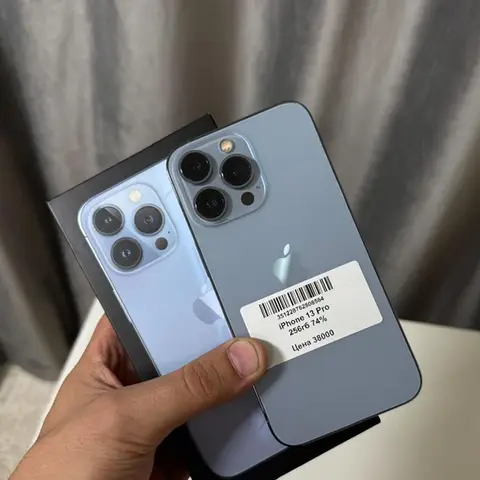 IPhone 13 Pro, Б/у, 256 ГБ, Sierra Blue, Коробка, В рассрочку, 74 %