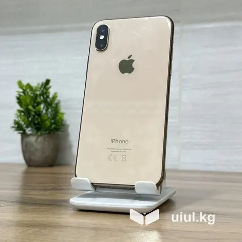 IPhone Xs, Б/у, 256 ГБ, Золотой, 79 %