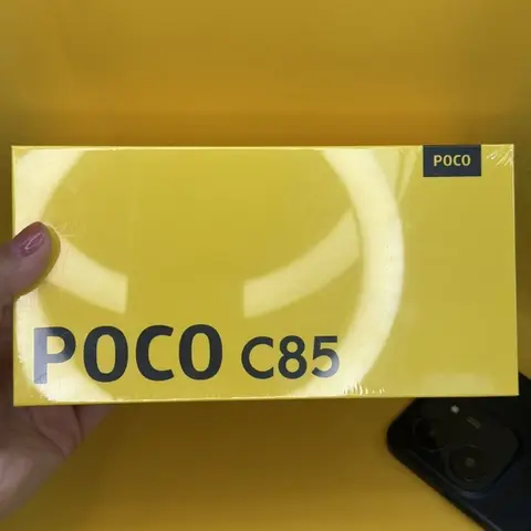 Poco C85, Новый, 128 ГБ, цвет - Черный, В рассрочку, 2 SIM