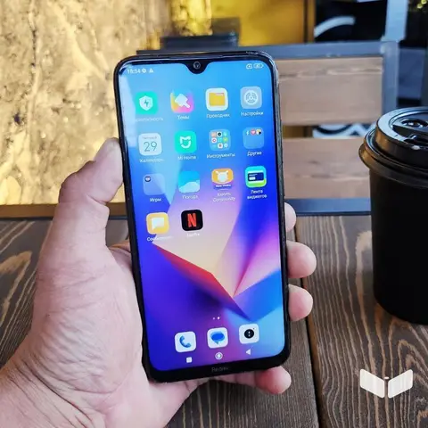 Redmi, Redmi Note 8, Б/у, 64 ГБ, цвет - Черный, 1 SIM, 2 SIM