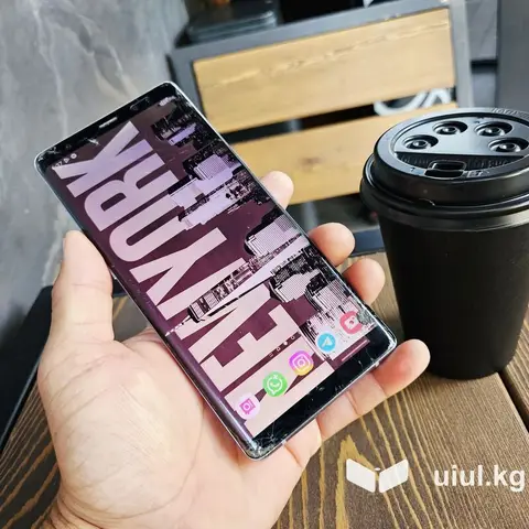Samsung Galaxy Note 8, Б/у, 64 ГБ, цвет - Черный, 1 SIM