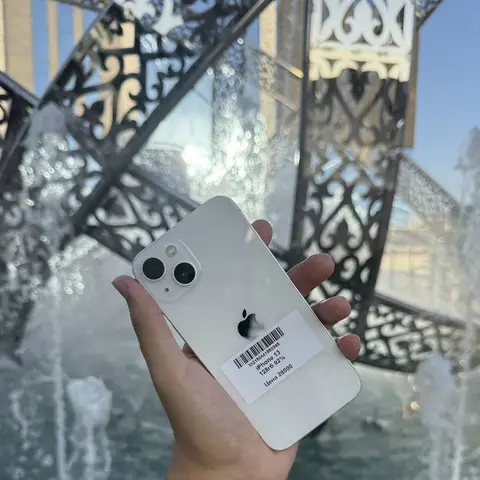 IPhone 13, Б/у, 128 ГБ, Старлайт, В рассрочку, 92 %