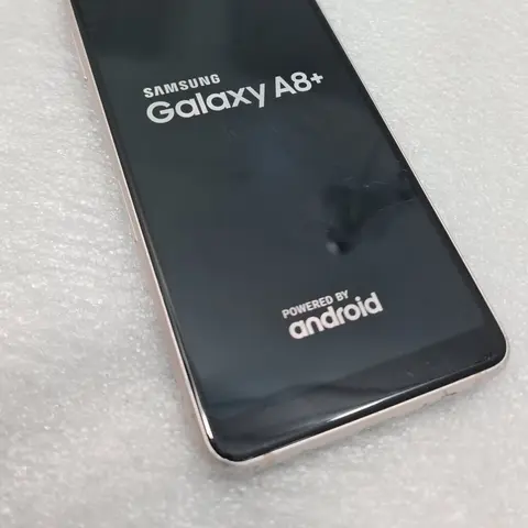 Samsung Galaxy A8 Plus 2018, Б/у, 32 ГБ, цвет - Синий, 2 SIM