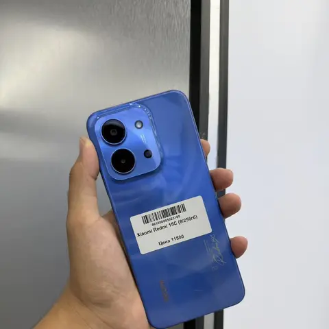 Redmi, Redmi 15C, Б/у, 256 ГБ, цвет - Синий, В рассрочку, 2 SIM