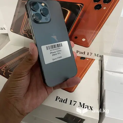 IPhone 13 Pro, Б/у, 256 ГБ, Графит, 75 %