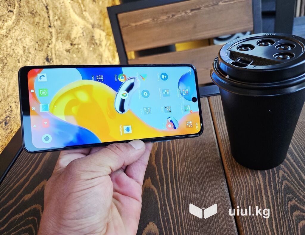 Redmi, Redmi Note 11 Pro, Б/у, 128 ГБ, цвет - Голубой, 1 SIM, 2 SIM
