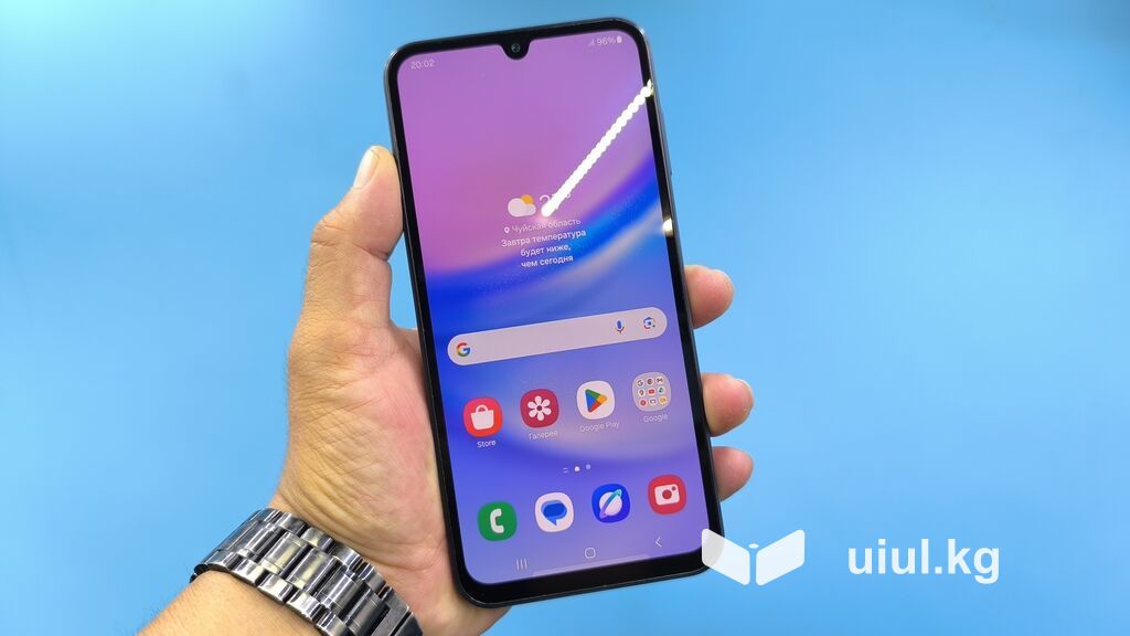 Samsung Galaxy A15, Б/у, 128 ГБ, цвет - Синий, 2 SIM