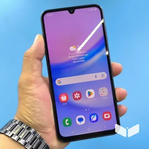 Samsung Galaxy A15, Б/у, 128 ГБ, цвет - Синий, 2 SIM