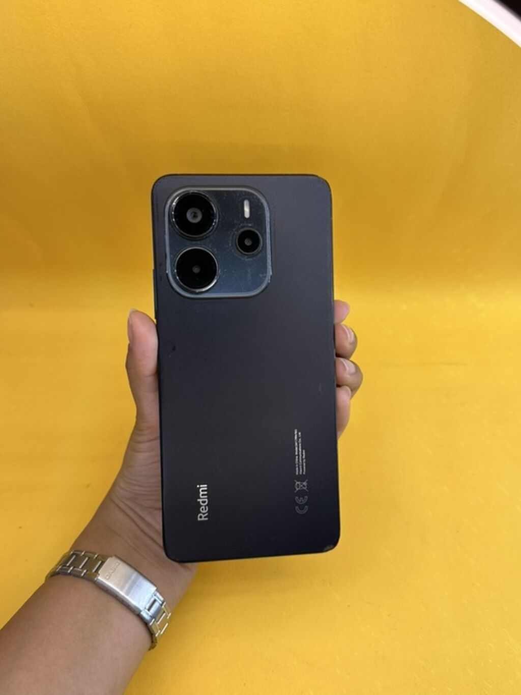 Redmi, Redmi Note 14, Б/у, 256 ГБ, цвет - Черный, В рассрочку, 2 SIM