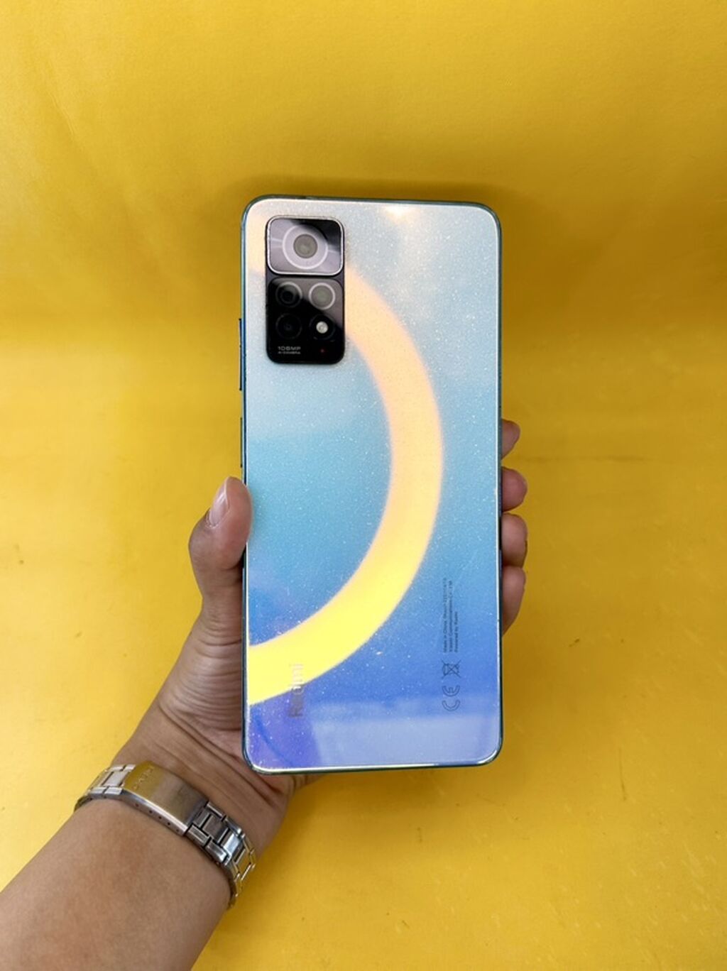 Redmi, Redmi Note 11 Pro, Б/у, 128 ГБ, цвет - Голубой, В рассрочку, 2 SIM