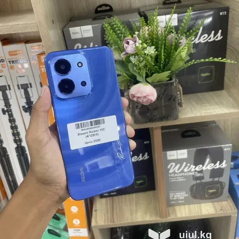 Redmi, Redmi 15C, Б/у, 128 ГБ, цвет - Синий, 2 SIM