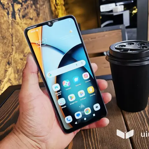 Redmi, Redmi A3, Б/у, 128 ГБ, цвет - Голубой, 1 SIM, 2 SIM