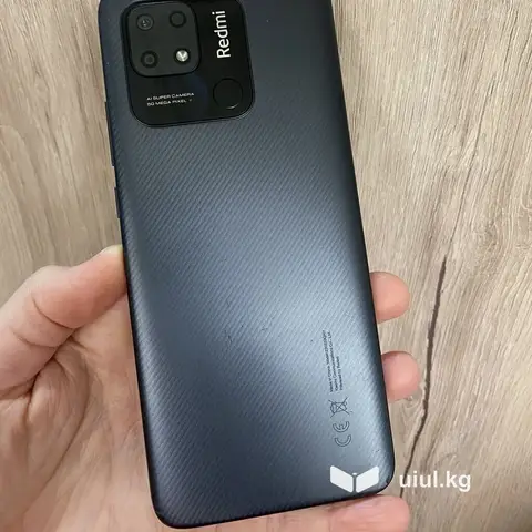 Redmi, Redmi 10C, Б/у, 64 ГБ, цвет - Черный, 2 SIM
