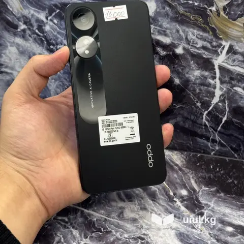 Oppo A78 5G, Б/у, 128 ГБ, цвет - Черный, 2 SIM