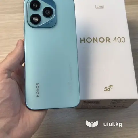 HONOR 400 Lite 5G — стильный смартфон в голубом цвете. Ключевые