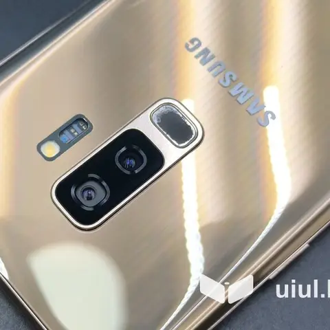 Samsung Galaxy S9 Plus, Б/у, 256 ГБ, цвет - Золотой, 2 SIM