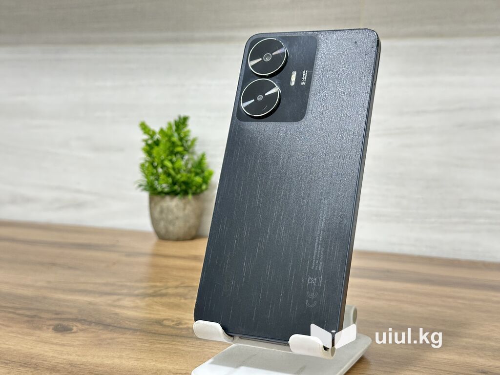 Realme C55, Б/у, 128 ГБ, цвет - Черный, 2 SIM