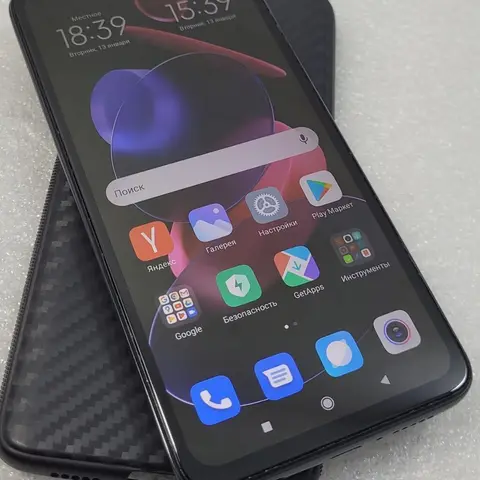 Redmi, Redmi Note 8 Pro, Б/у, 64 ГБ, цвет - Черный, 2 SIM