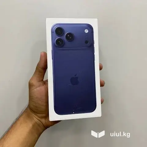 IPhone 17 Pro Max, Новый, 256 ГБ, Синий, Кабель, 100 %