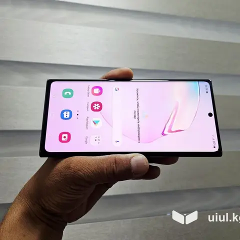 Samsung Note 10 Plus, Б/у, 256 ГБ, цвет - Черный, 2 SIM