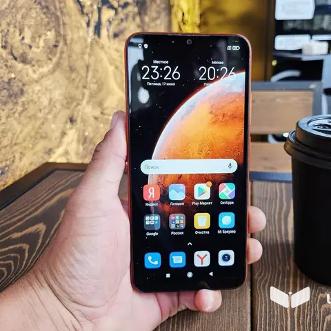 Redmi, Redmi 9, Б/у, 32 ГБ, цвет - Оранжевый, 1 SIM, 2 SIM