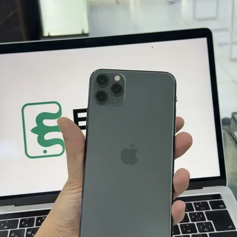 IPhone 11 Pro Max, Б/у, 256 ГБ, Зеленый, Защитное стекло, Чехол, В рассрочку, 100 %