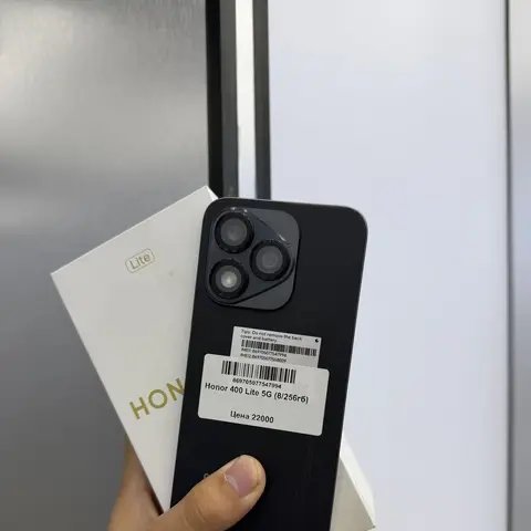 Honor 400 Lite, Б/у, 256 ГБ, цвет - Черный, В рассрочку, 2 SIM