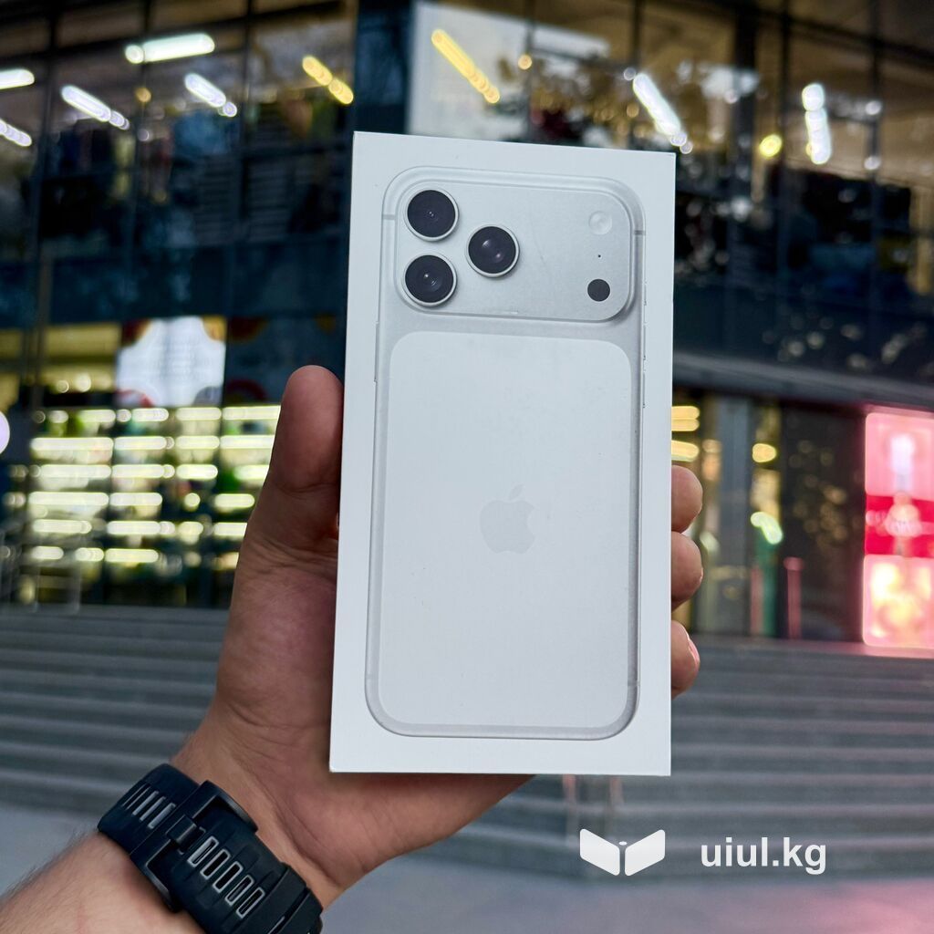 IPhone 17 Pro Max, Новый, 256 ГБ, Белый, Коробка, Зарядное устройство, 100 %