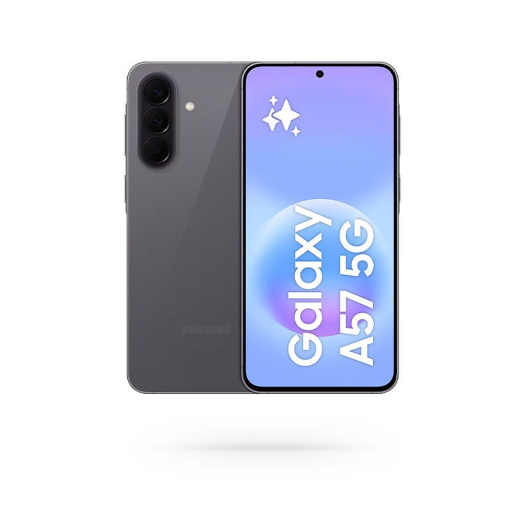 Samsung Galaxy A57, Новый, 512 ГБ, цвет - Серый, 2 SIM