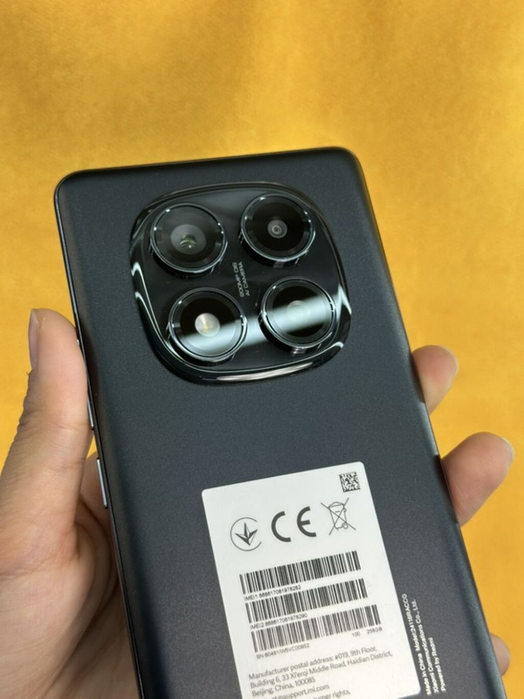 Redmi, Redmi Note 14 Pro, Б/у, 256 ГБ, цвет - Черный, В рассрочку, 2 SIM