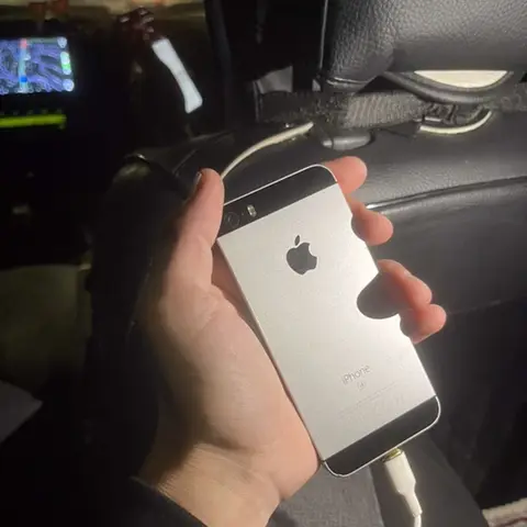 IPhone SE, Б/у, 32 ГБ, Серебристый, Кабель, 65 %