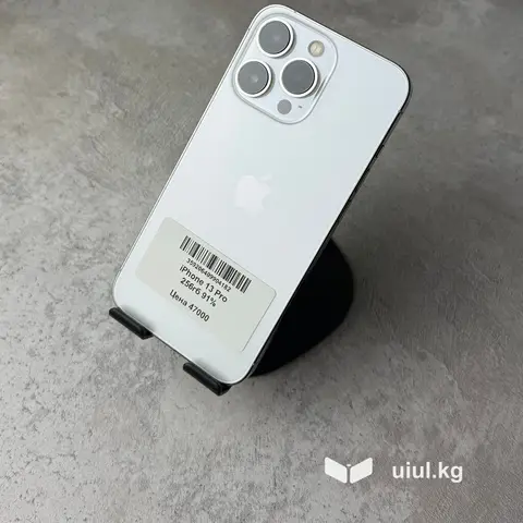 IPhone 13 Pro, Б/у, 256 ГБ, Белый, Чехол, Защитное стекло, Зарядное устройство, 91 %