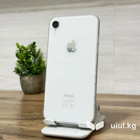 IPhone Xr, Б/у, 64 ГБ, Белый, 100 %