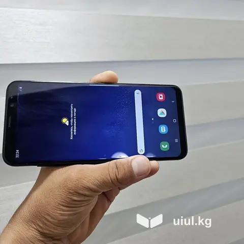 Samsung Galaxy S8 Plus, Б/у, 64 ГБ, цвет - Черный, 2 SIM