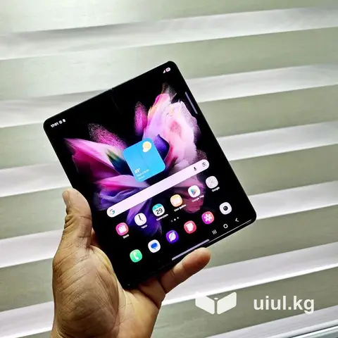 Samsung Galaxy Z Fold 3, Б/у, 512 ГБ, цвет - Черный, 1 SIM, 2 SIM