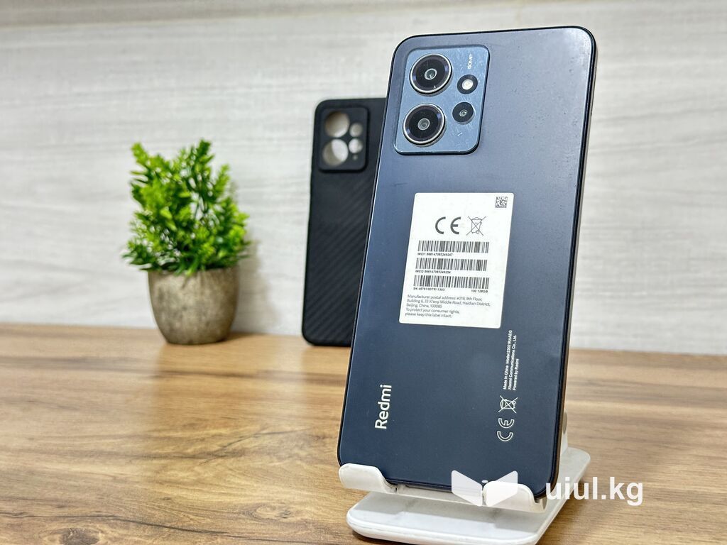 Redmi, Redmi Note 12, Б/у, 128 ГБ, цвет - Синий, 2 SIM