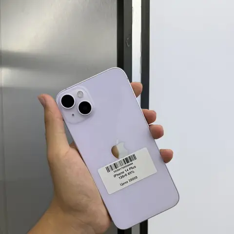 IPhone 14 Plus, Б/у, 128 ГБ, Защитное стекло, В рассрочку, 85 %