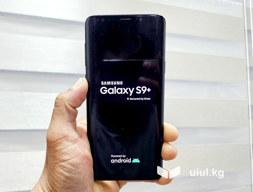 Samsung Galaxy S9 Plus, Б/у, 64 ГБ, цвет - Черный, 1 SIM, 2 SIM