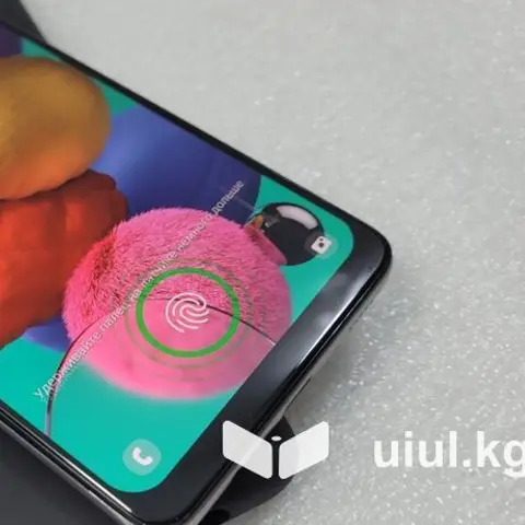 Samsung Galaxy A51 5G, Б/у, 128 ГБ, цвет - Белый, 2 SIM