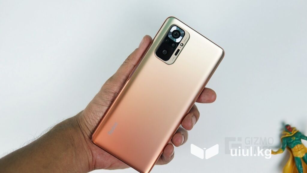 Redmi, Redmi Note 10 Pro, Б/у, 128 ГБ, цвет - Золотой, 2 SIM