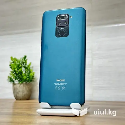 Redmi, Redmi Note 9, Б/у, 128 ГБ, цвет - Синий, 2 SIM