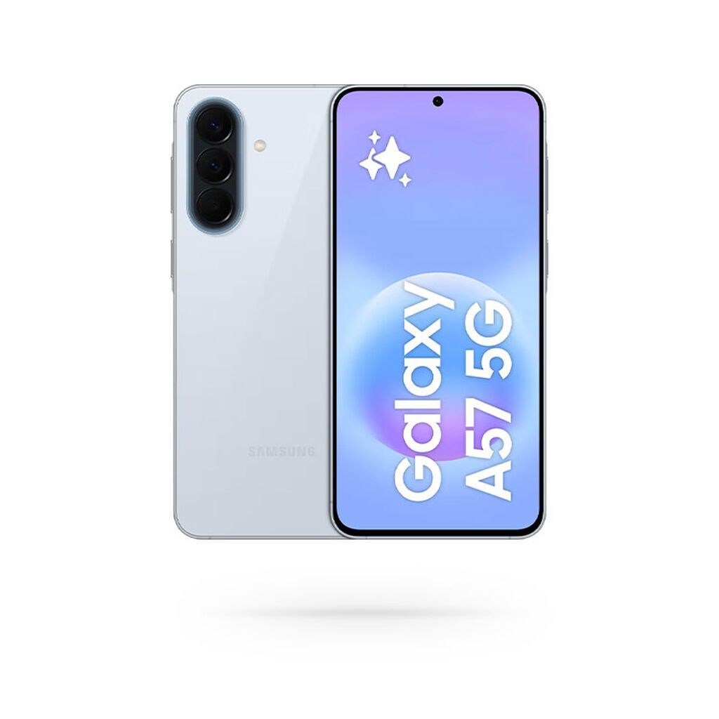 Samsung Galaxy A57, Новый, 512 ГБ, цвет - Голубой, 2 SIM