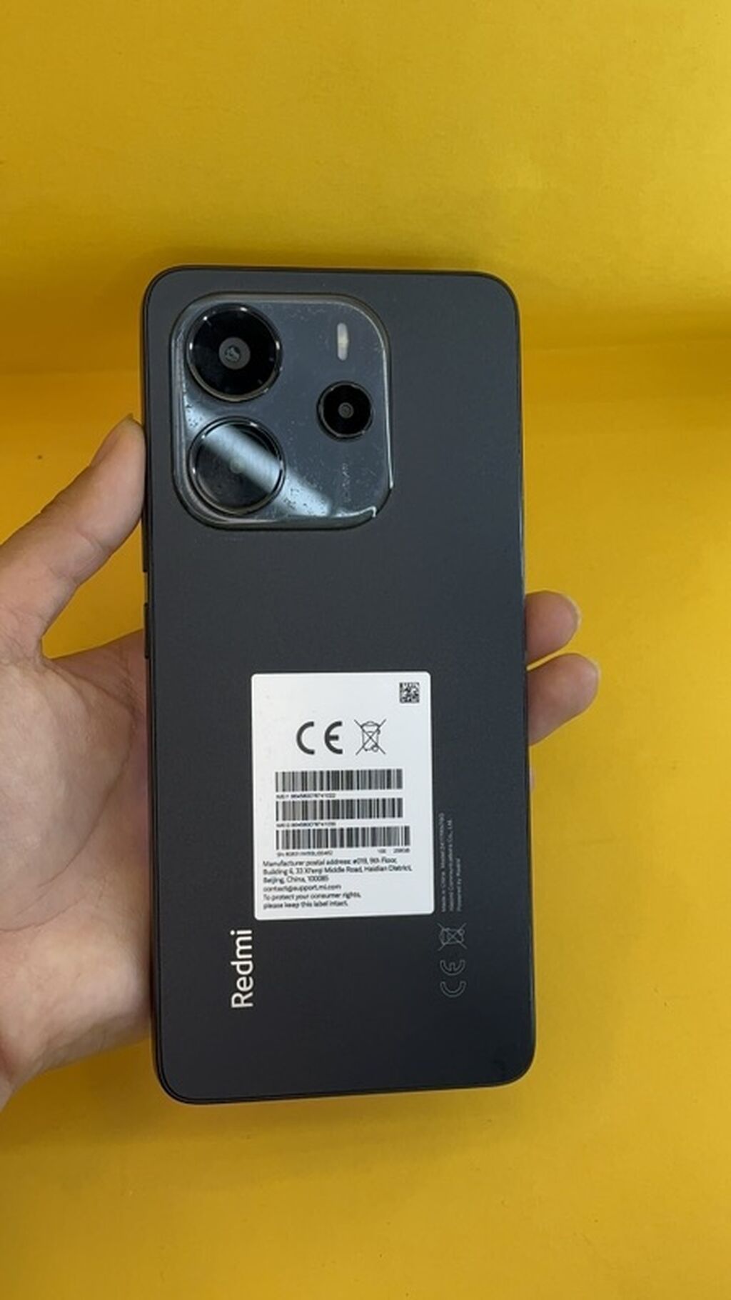 Redmi, Redmi Note 14, Б/у, 256 ГБ, цвет - Черный, В рассрочку, 1 SIM, 2 SIM